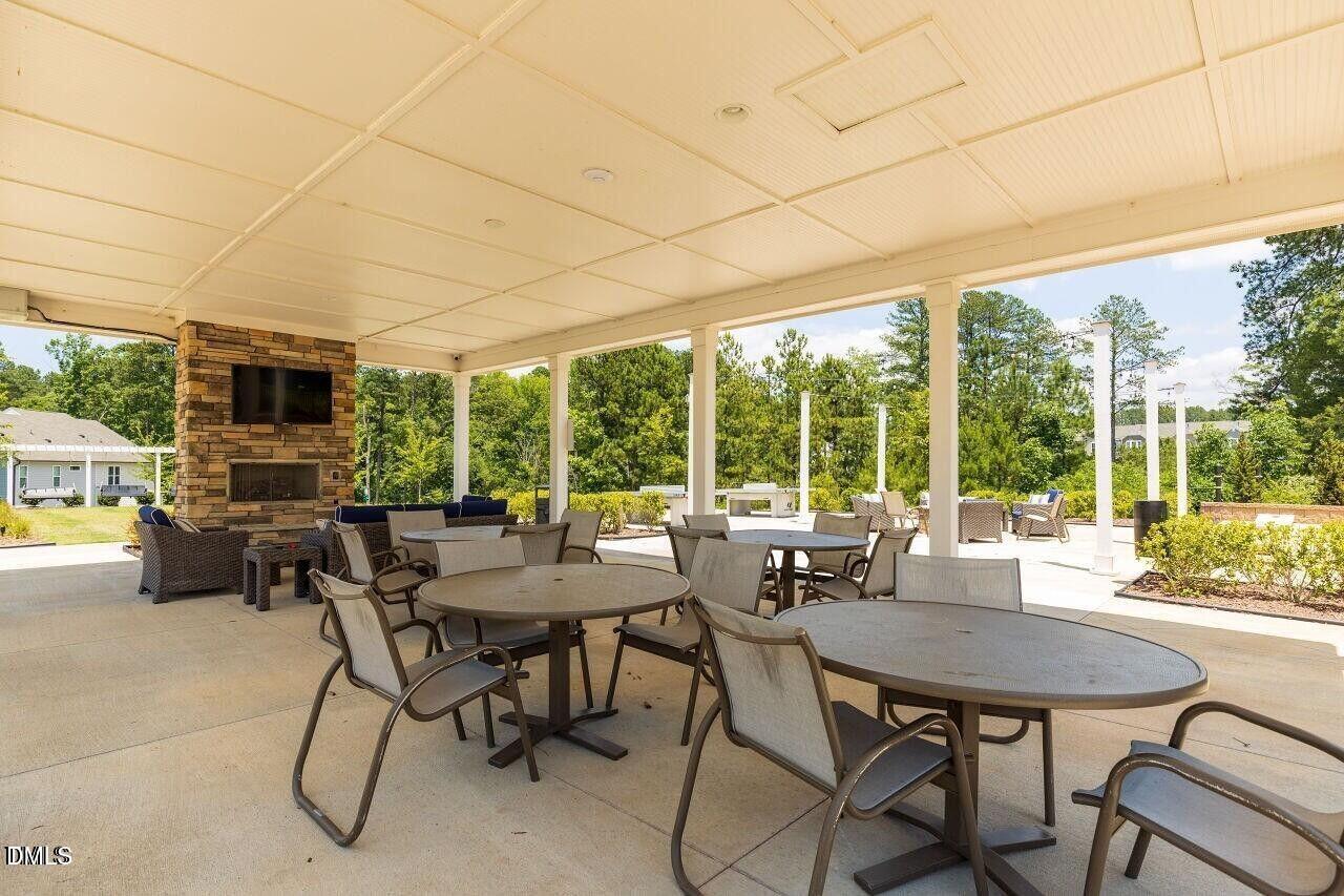 17 Rambler Lane Morrisville, NC 27560 - Photo 41 of 50 a view of an outdoor space with furniture and garden view