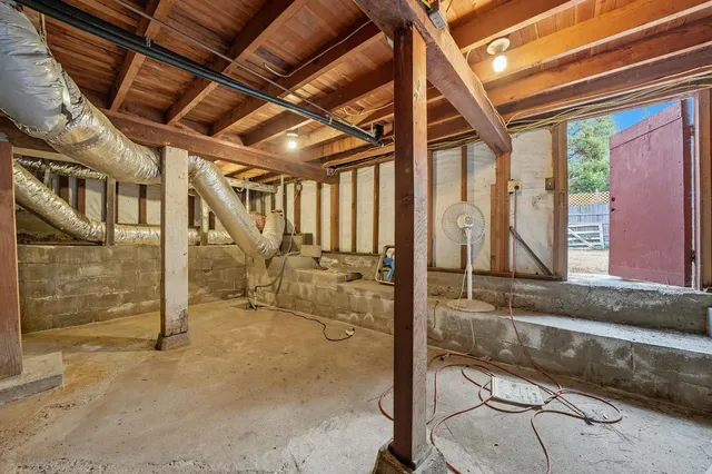 a view of under construction room and staircase