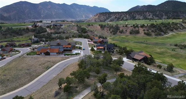 a view of city and mountain