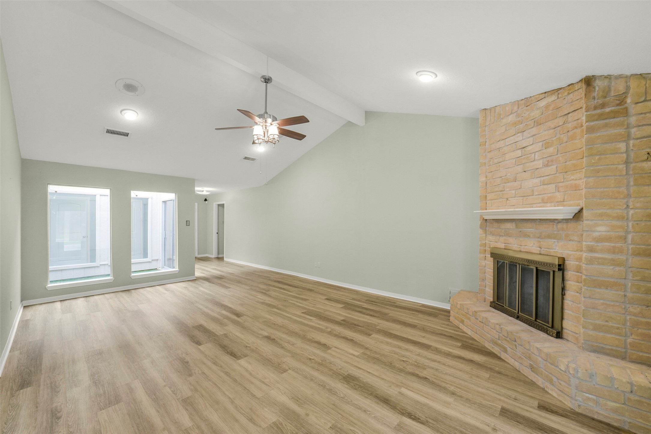 8343 Waynemer Way Houston, TX 77040 - Photo 6 of 38 Vaulted ceilings and recessed lighting