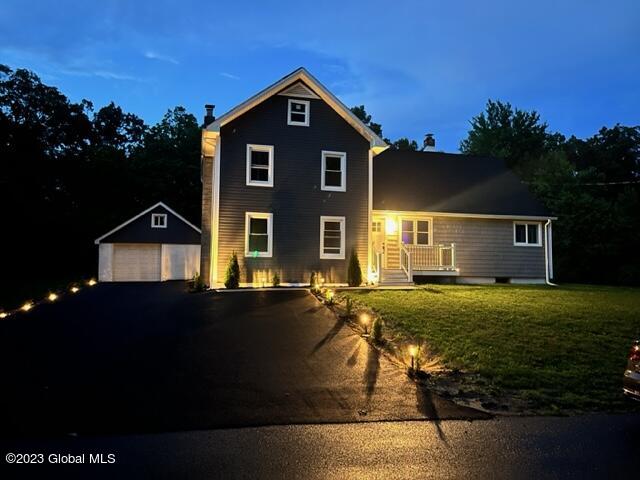 19 Clapper Road Bethlehem, NY 12158 - Photo 2 of 37 Exterior at Night