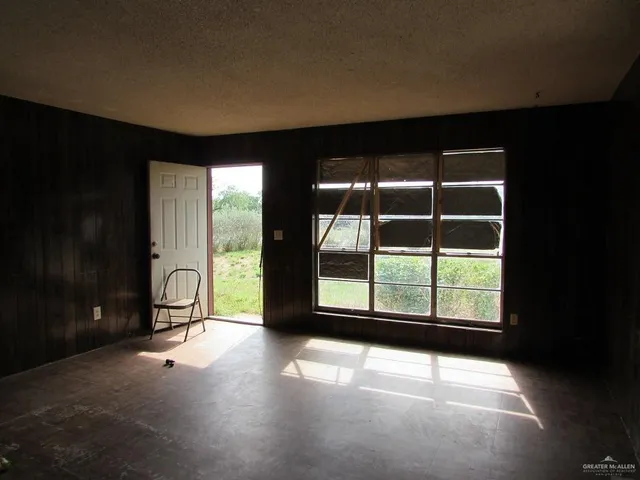 a view of a room with window