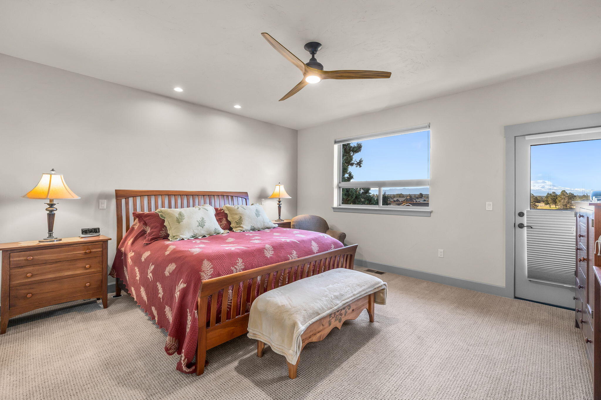 3405 Southwest 45th Street Redmond, OR 97756 - Photo 20 of 76 You wouldn't even have to get out of bed to see the 3 Sisters! Door leads to back patio