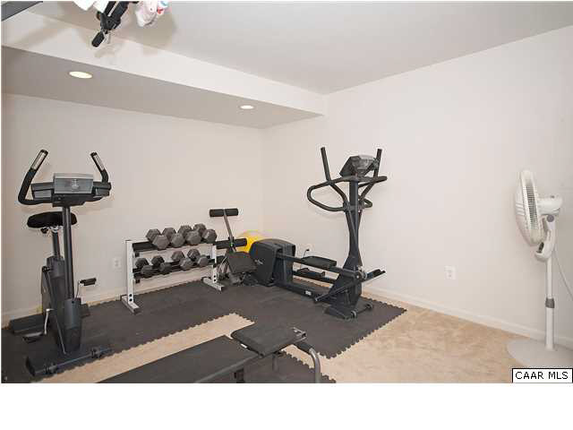 1099 Willow Ridge Road Troy, VA 22974 - Photo 16 of 39 a living room with gym equipment and a window