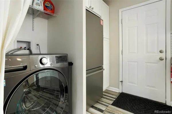 a view of washer and dryer
