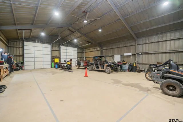 a view of an ocean and in a field