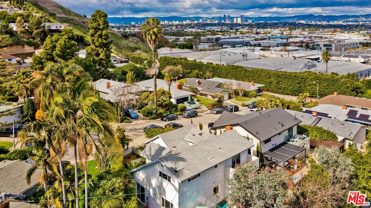 3838 Crestview Road Culver City, CA 90232 - Photo 48 of 53 an aerial view of a city with lots of residential buildings