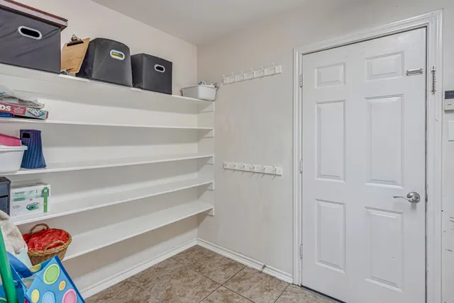 a view of walk in closet