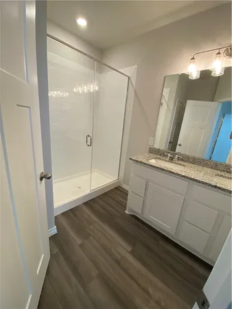 a view of a walk in closet