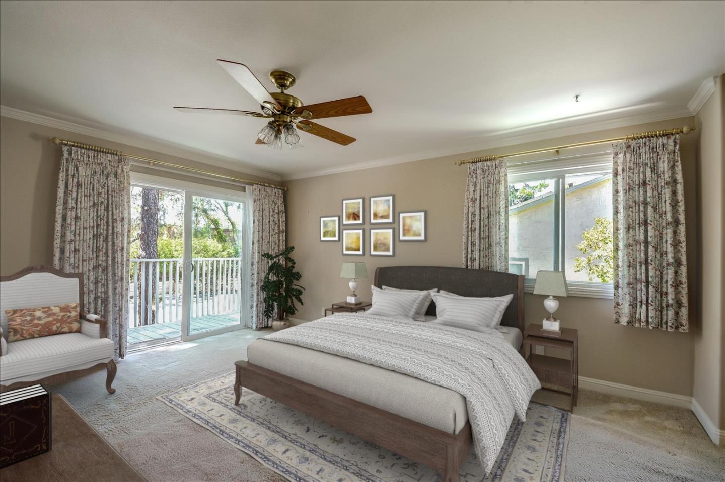 10854 Northview Square Cupertino, CA 95014 - Photo 5 of 18 a bedroom with a large bed and a window