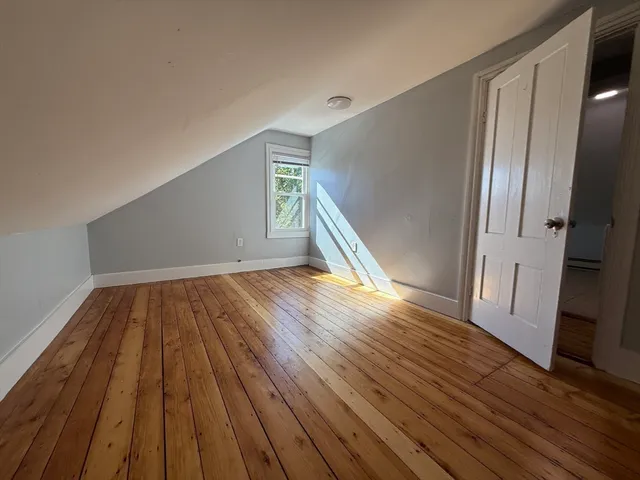 wooden floor in an empty room