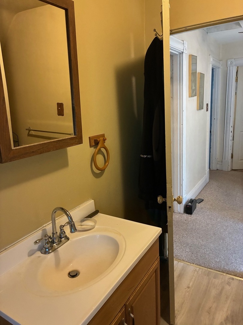 19 South 52nd Street Belleville, IL 62226 - Photo 4 of 7 a bathroom with a sink and mirror