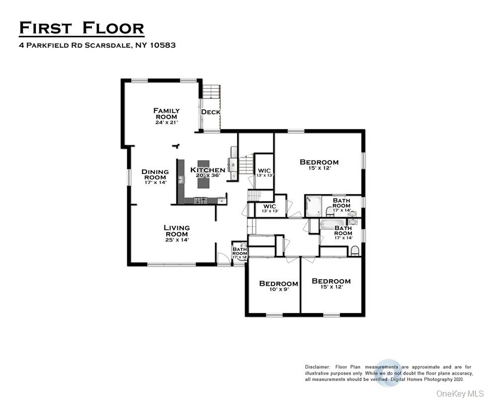 4 Parkfield Road Scarsdale, NY 10583 - Photo 31 of 33 First level floor plans.