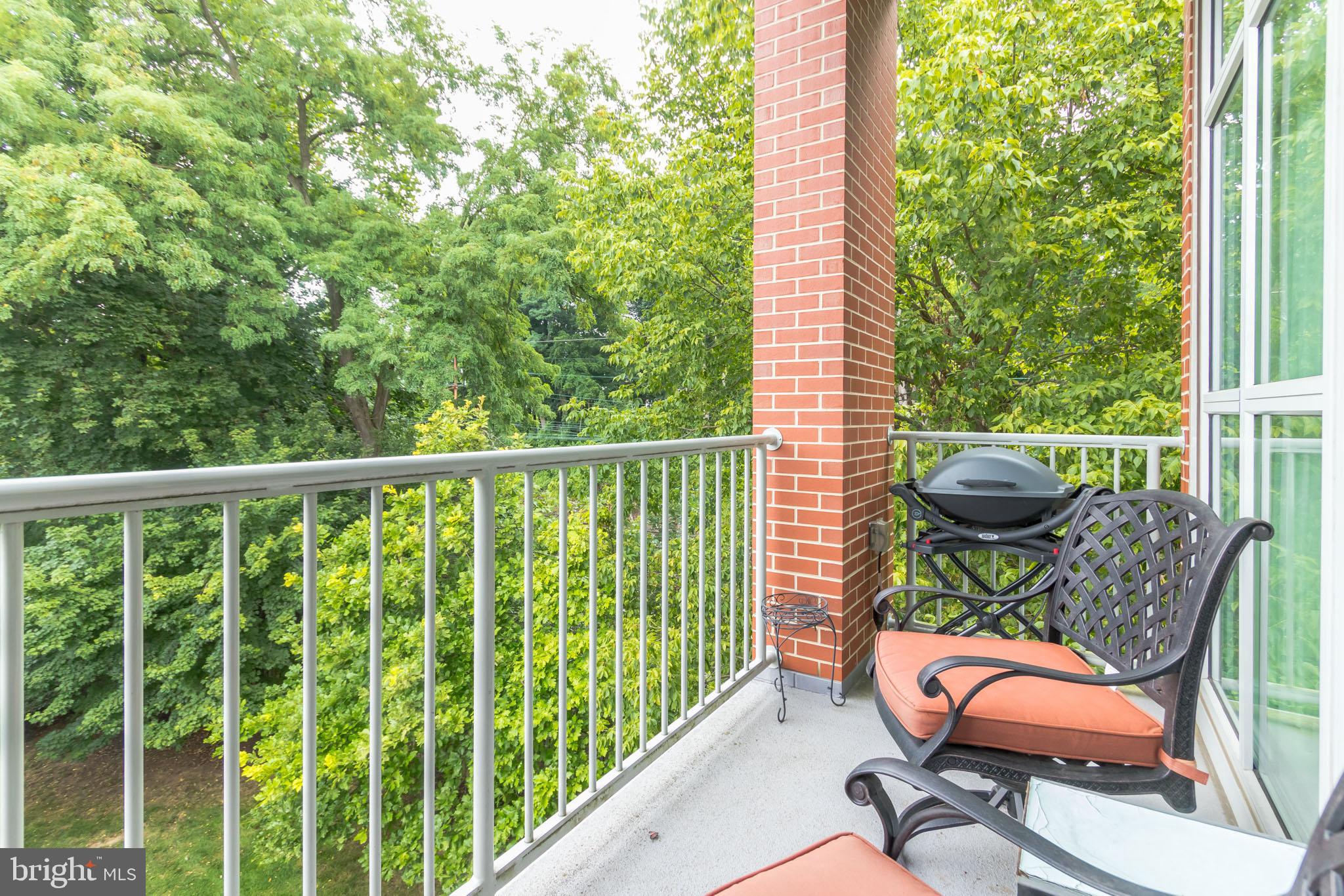 132 Iron Works Way, Unit B Wayne, PA 19087 - Photo 18 of 36 Balcony off of the Kitchen to relax and BBQ