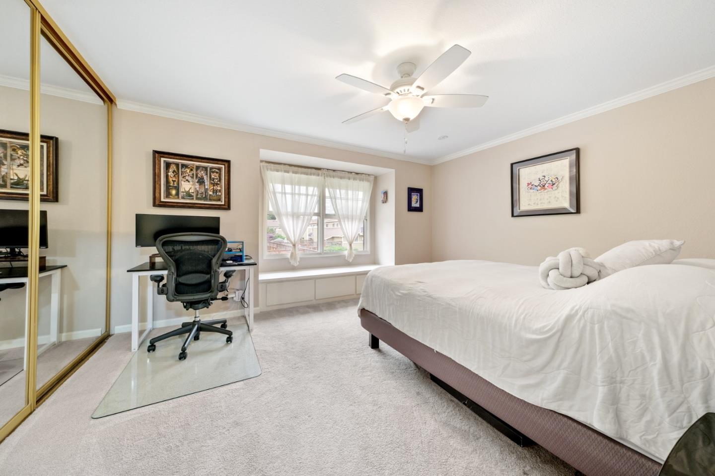 157 Redding Road Campbell, CA 95008 - Photo 27 of 31 a bedroom with a bed furniture and a window