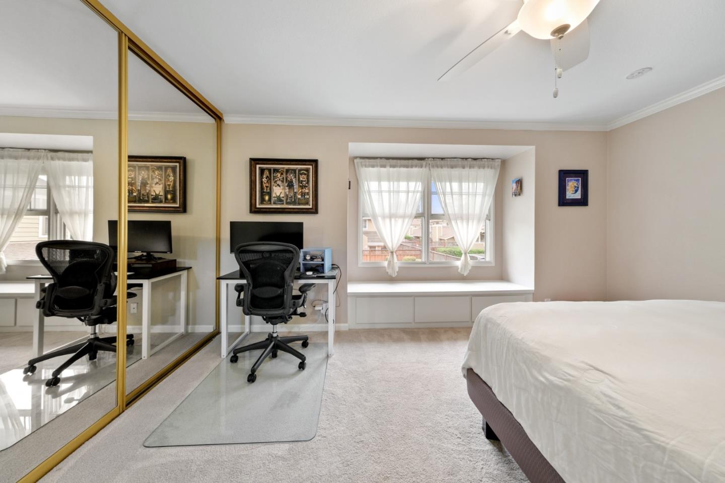 157 Redding Road Campbell, CA 95008 - Photo 28 of 31 a bedroom with a bed and a table