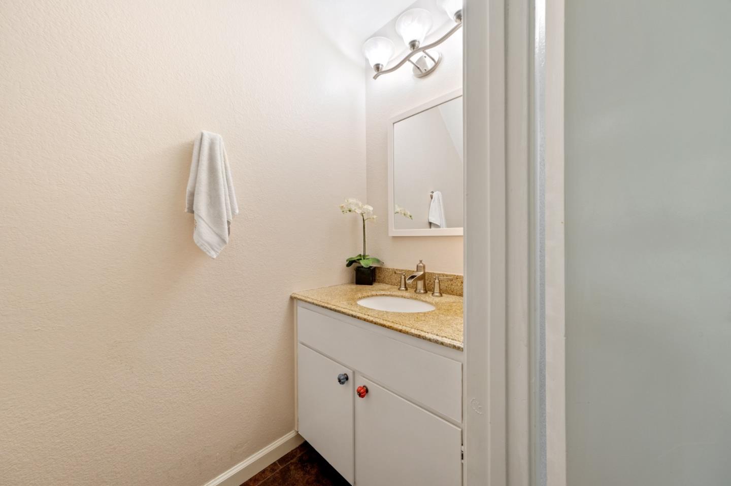157 Redding Road Campbell, CA 95008 - Photo 8 of 31 a bathroom with a sink and a mirror