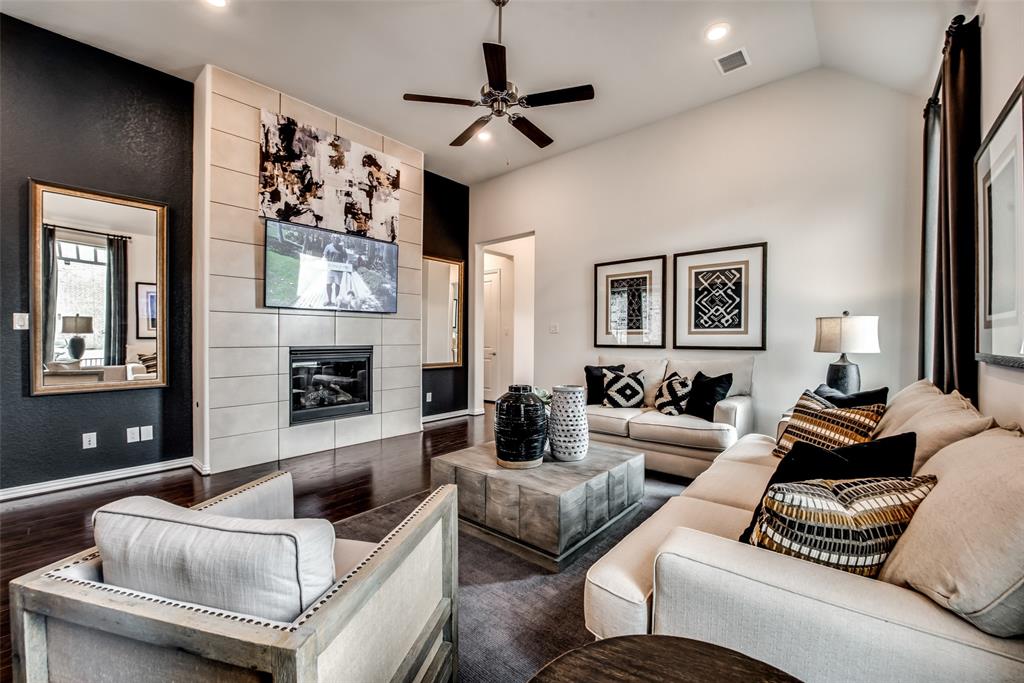4798 Blackhawk Green Court Arlington, TX 76005 - Photo 10 of 16 a living room with furniture and a large window