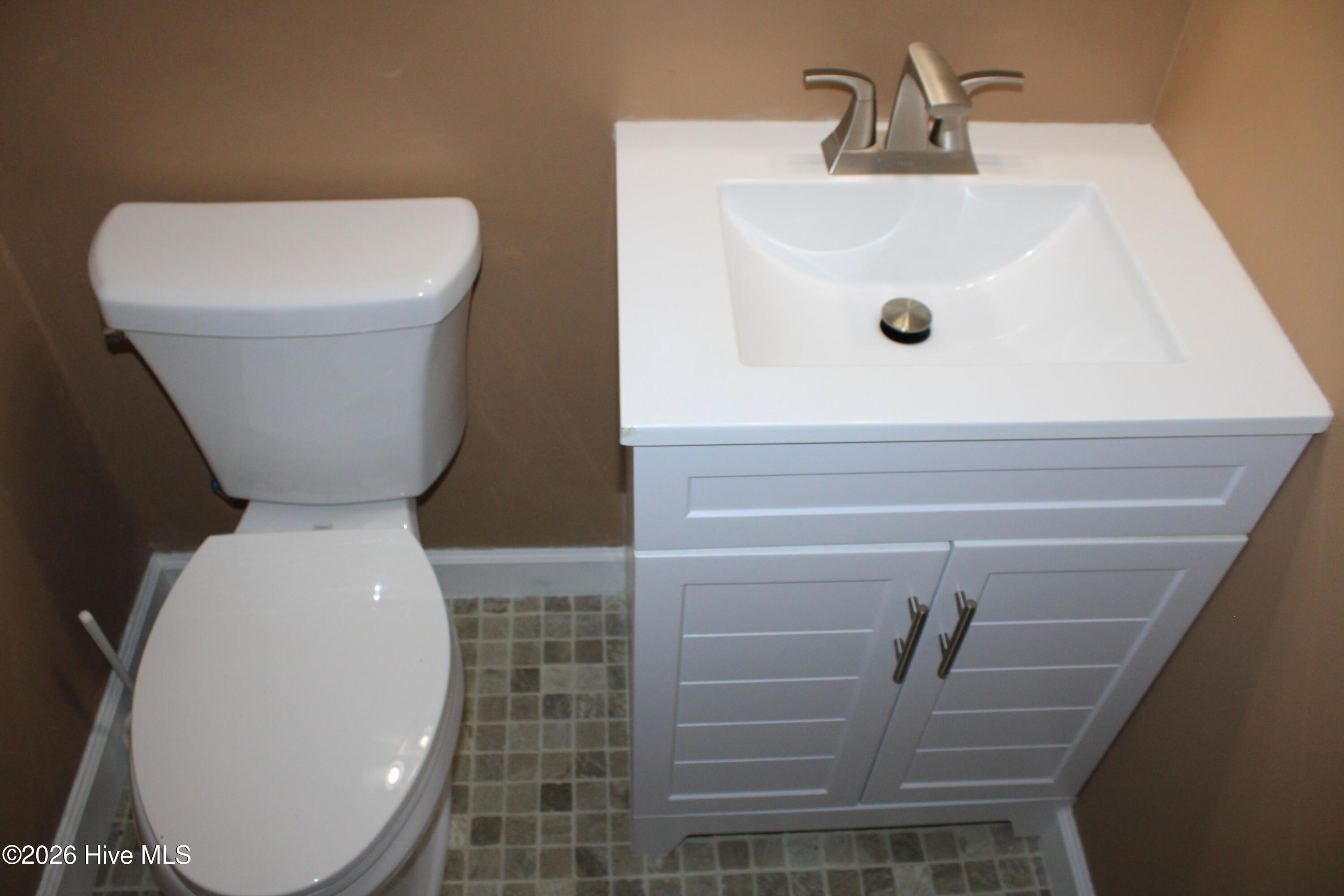 2248 Winston Way Augusta, GA 30906 - Photo 16 of 28 Half Bath w/Luxury Tiled Flooring and New Vanity