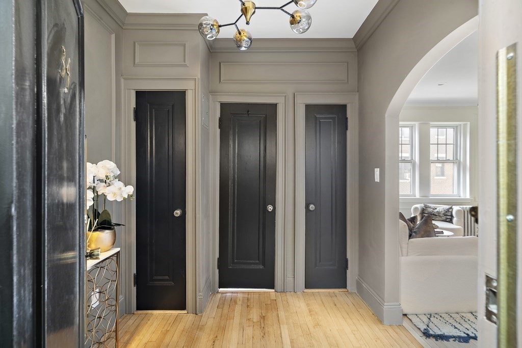 4 Chiswick Road, Unit 34 Boston, MA 02135 - Photo 5 of 22 a view of a bedroom from a hallway