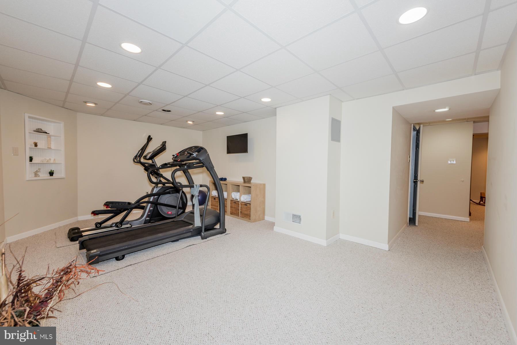 6032 Bakers Place Hanover, MD 21076 - Photo 24 of 30 a view of a room with gym equipment