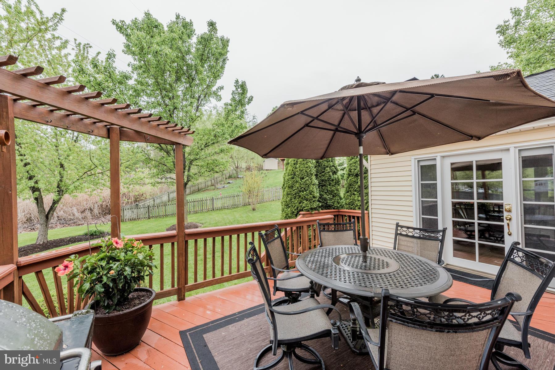 6032 Bakers Place Hanover, MD 21076 - Photo 27 of 30 a view of a patio on the deck