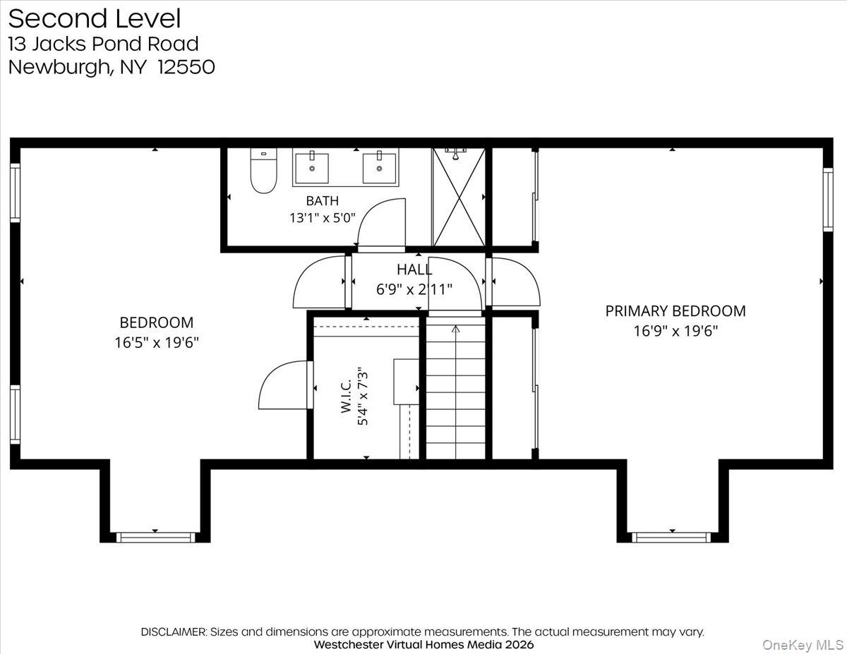 13 Jacks Pond Road Newburgh, NY 12550 - Photo 43 of 44 Second floor plan overview.