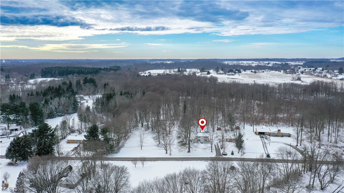 7541 Cooley Road Ravenna, OH 44266 - Photo 9 of 32 View of snowy aerial view