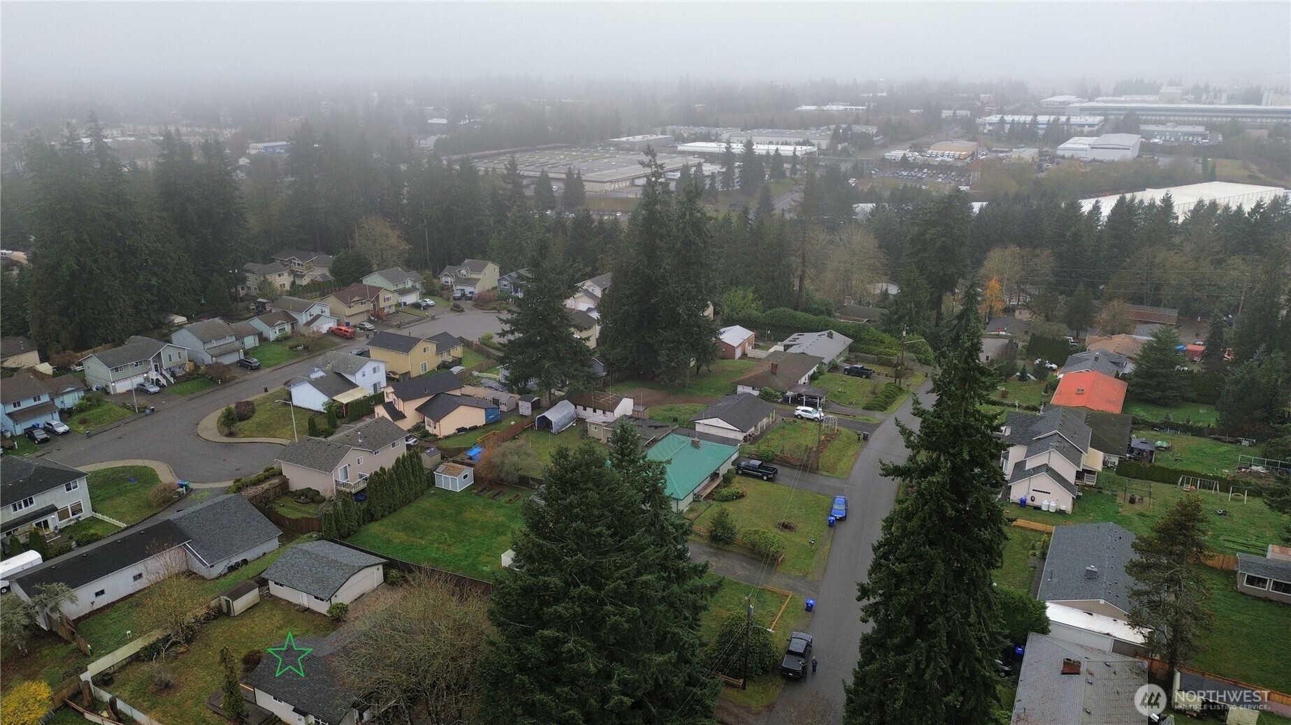 208 78th Place Southwest Everett, WA 98203 - Photo 36 of 36 an aerial view of a city with lots of residential buildings