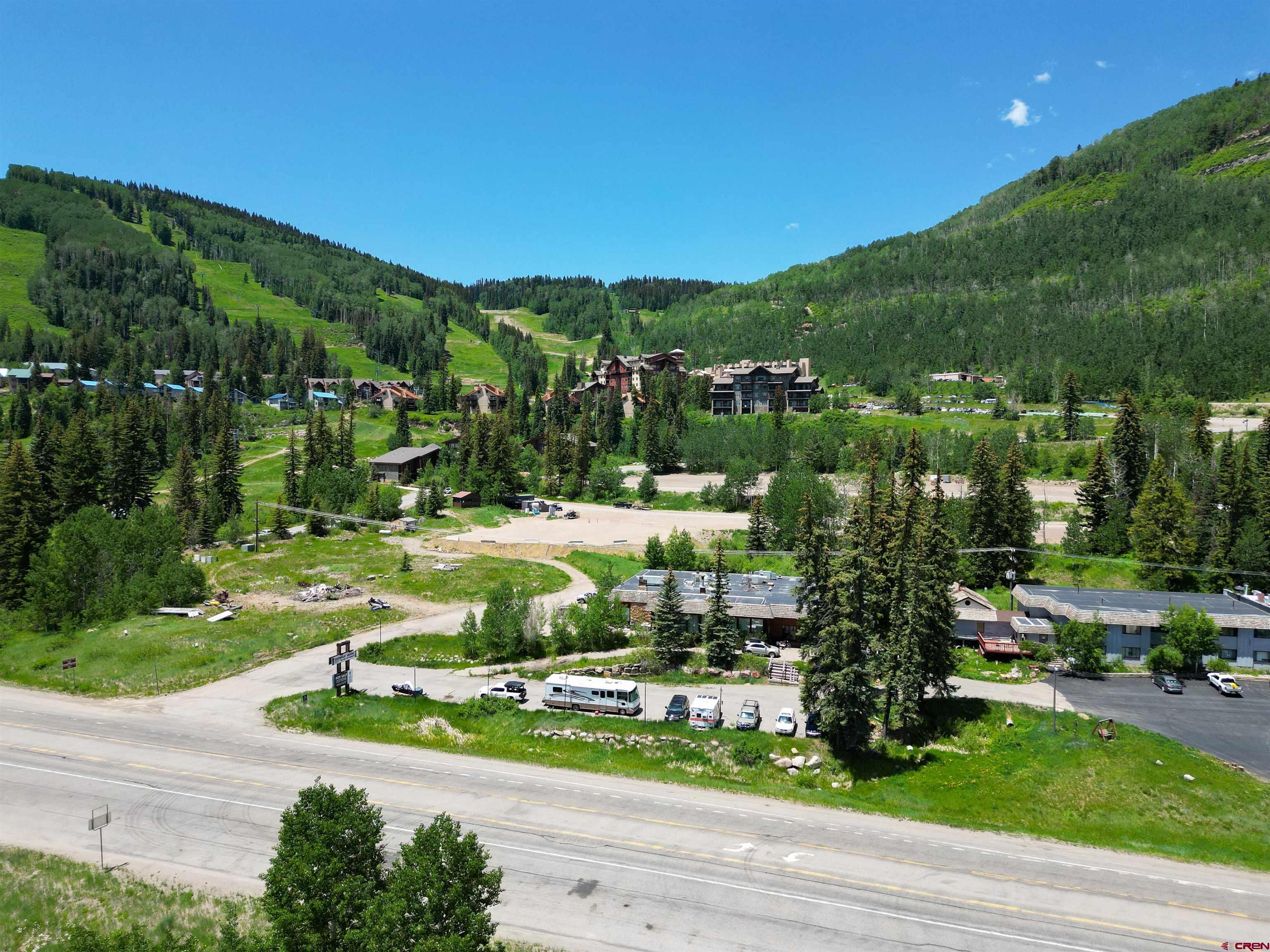 49617 Highway 550 Durango, CO 81301 - Photo 8 of 23 a view of a garden with mountains