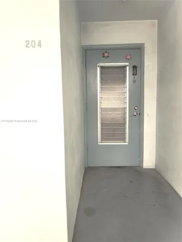 a view of a small space