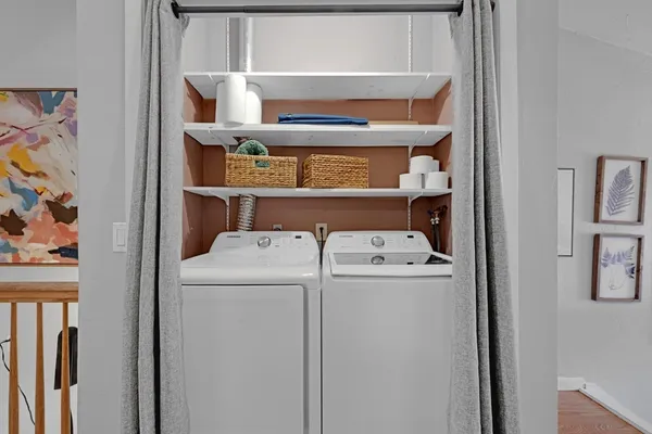a view of washer and dryer