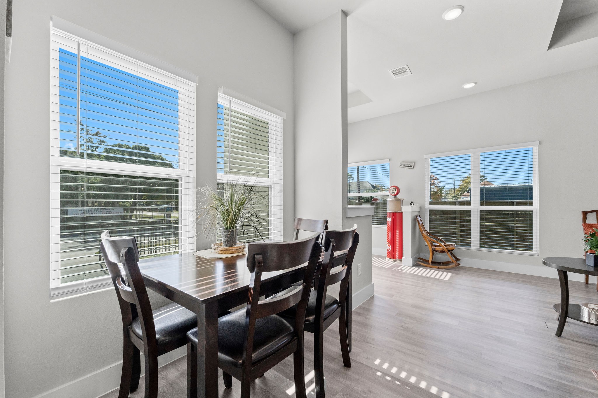 507 Carl Street Houston, TX 77009 - Photo 11 of 24 a view of a dining room with furniture and wooden floor