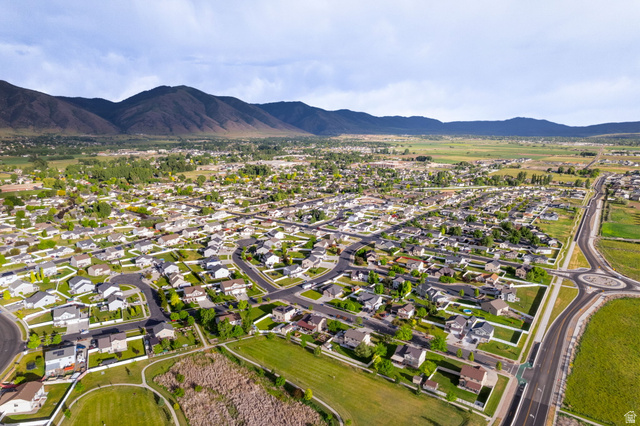 2485 South 1100th Street West Logan, UT 84321 - Photo 46 of 53 Expansive aerial view showcasing a developed residential community with diverse housing styles