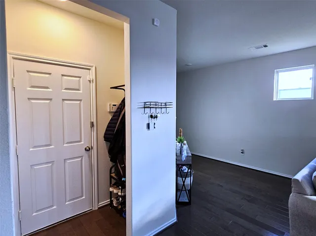wooden floor in an empty room