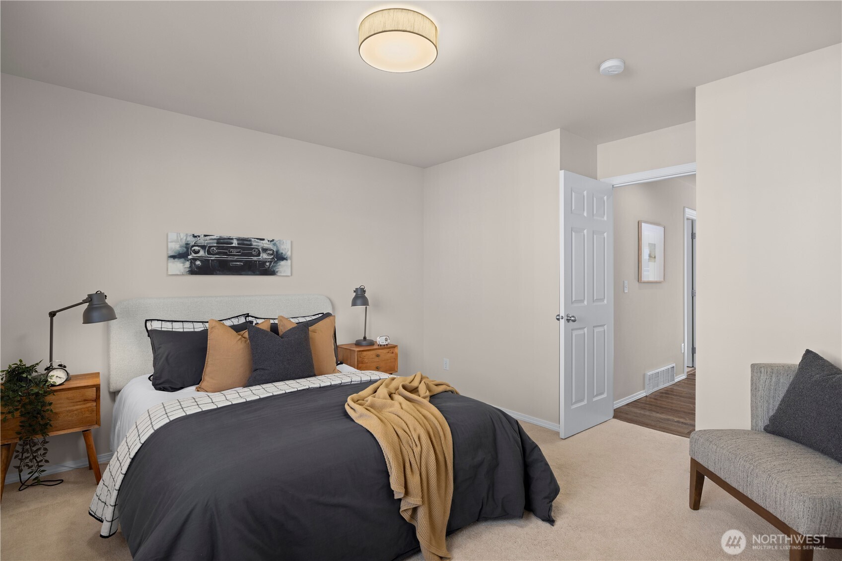 105 202nd Street Southeast Bothell, WA 98012 - Photo 29 of 40 a bedroom with a bed and closet