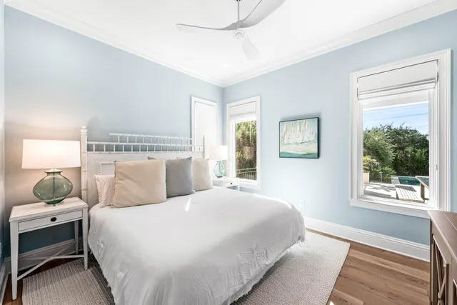 a balcony with furniture and outdoor view