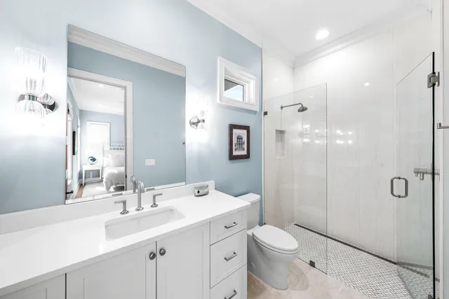 a sign board with a park and trees