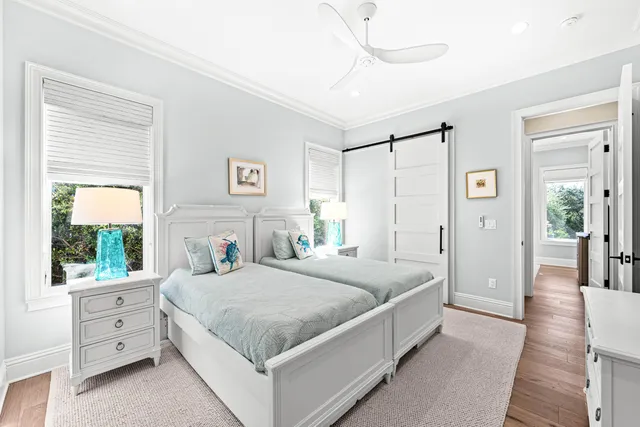 a view of a swimming pool with an outdoor seating