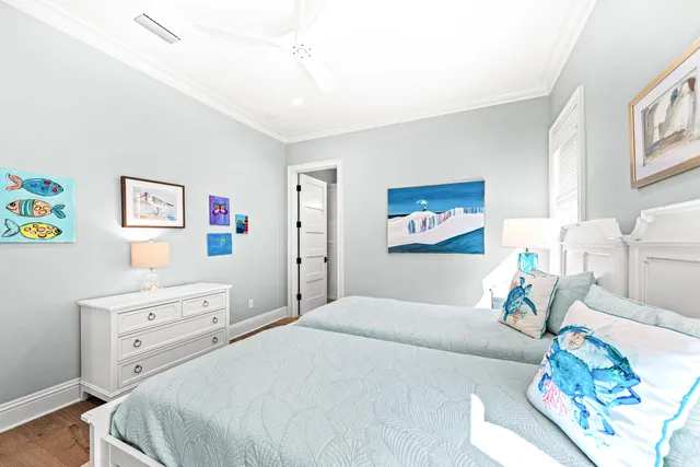 a front view of a building with swimming pool