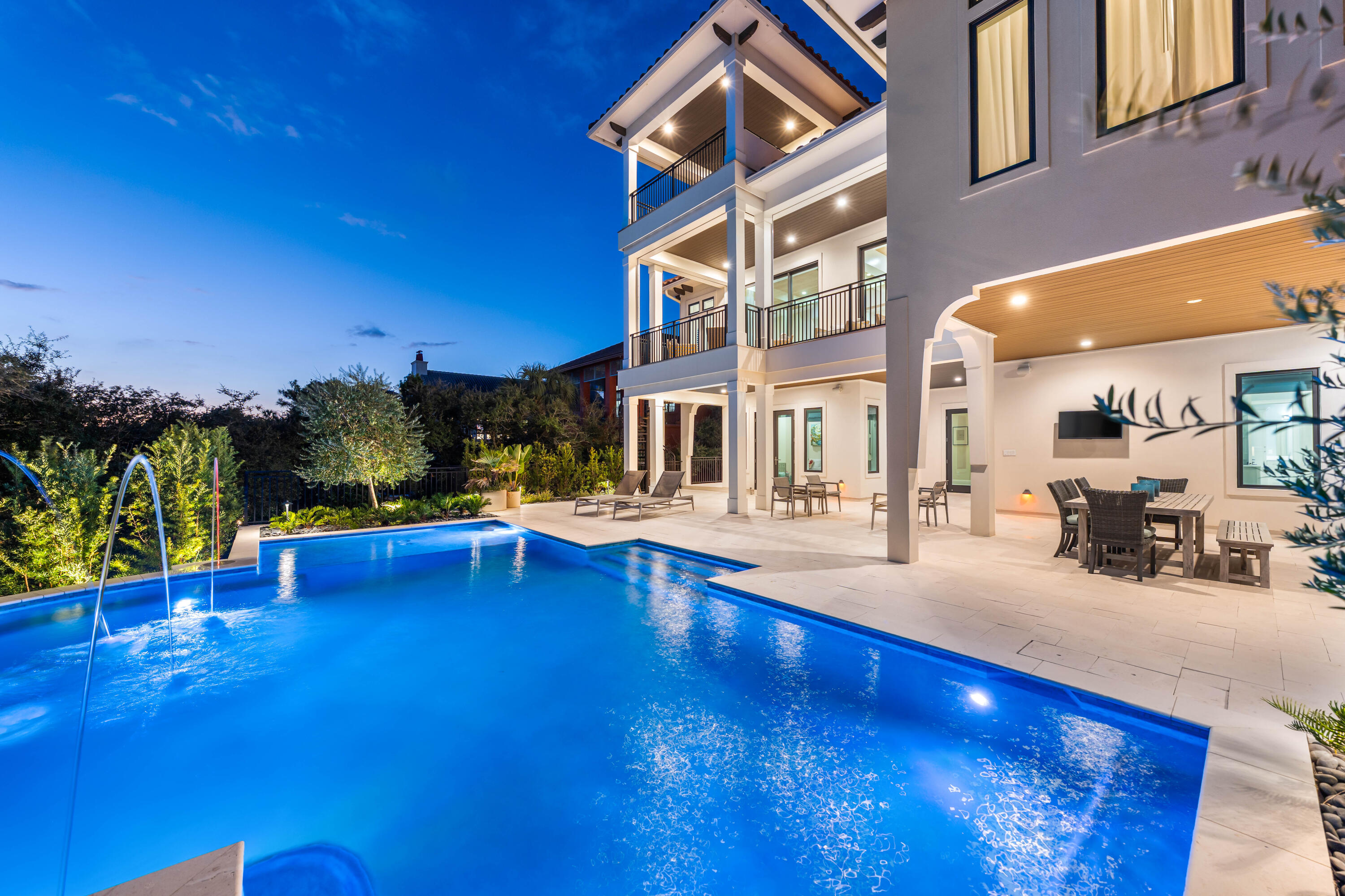 102 Sea Winds Drive Santa Rosa Beach, FL 32459 - Photo 89 of 93 Lanai and Spa Under the Stars