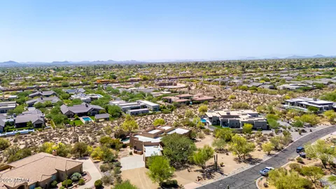 a view of city and mountain view