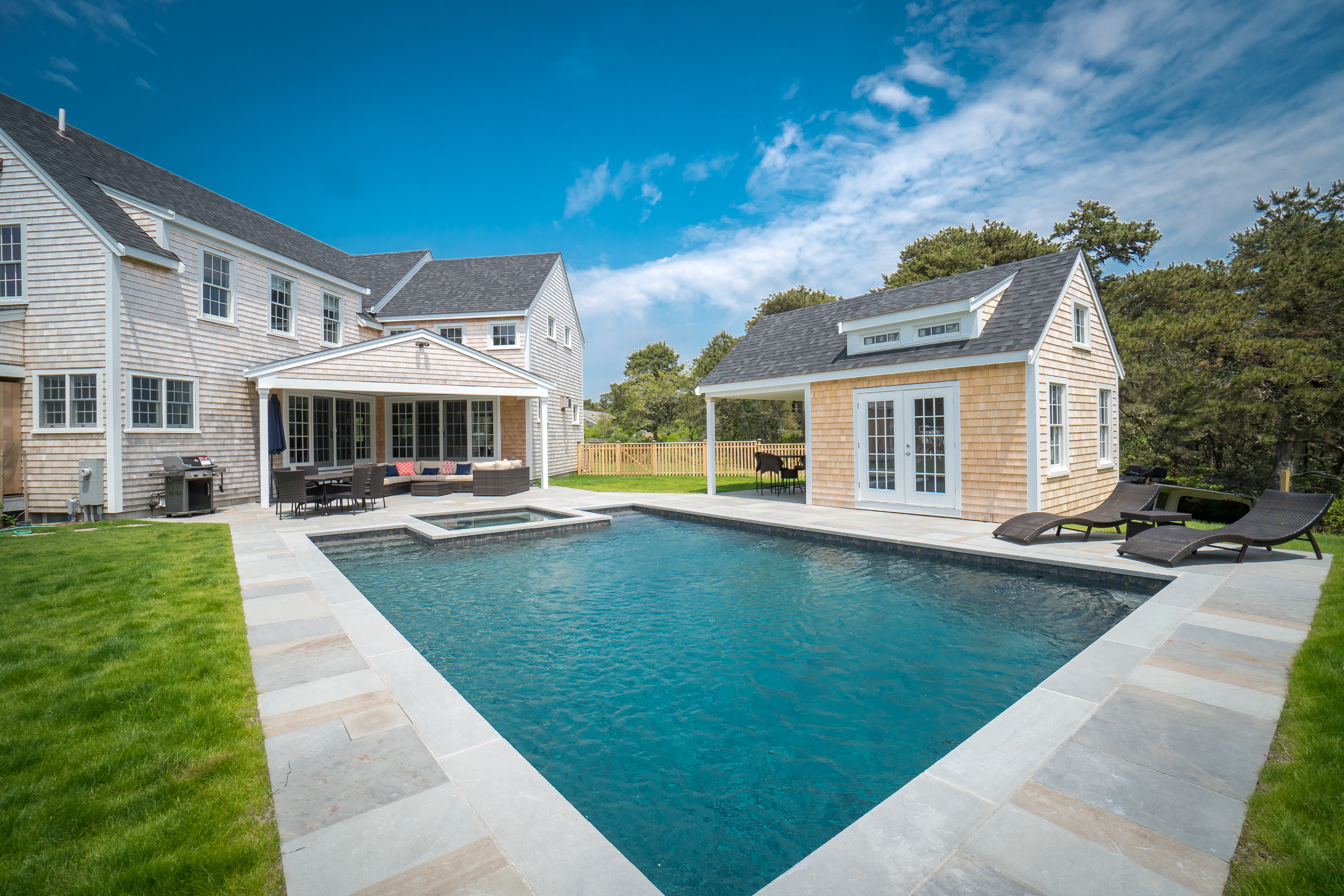 50 Lovers Lane Nantucket, MA 02554 - Photo 5 of 34 a view of a house with a swimming pool