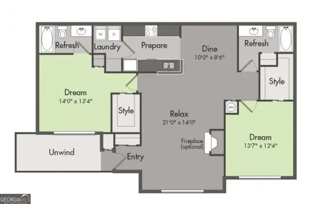 $1,934 | 10055 Jones Bridge Road, Unit 509, Johns Creek, GA 30022