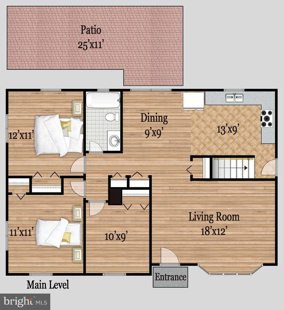 4510 Picot Road Alexandria, VA 22310 - Photo 29 of 30 Main level floorplan