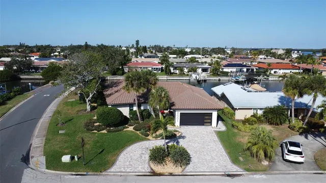 an aerial view of a city with lots of residential buildings