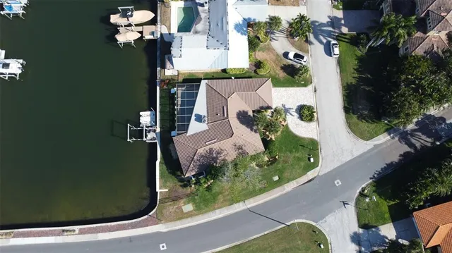 an aerial view of a city with lots of residential buildings