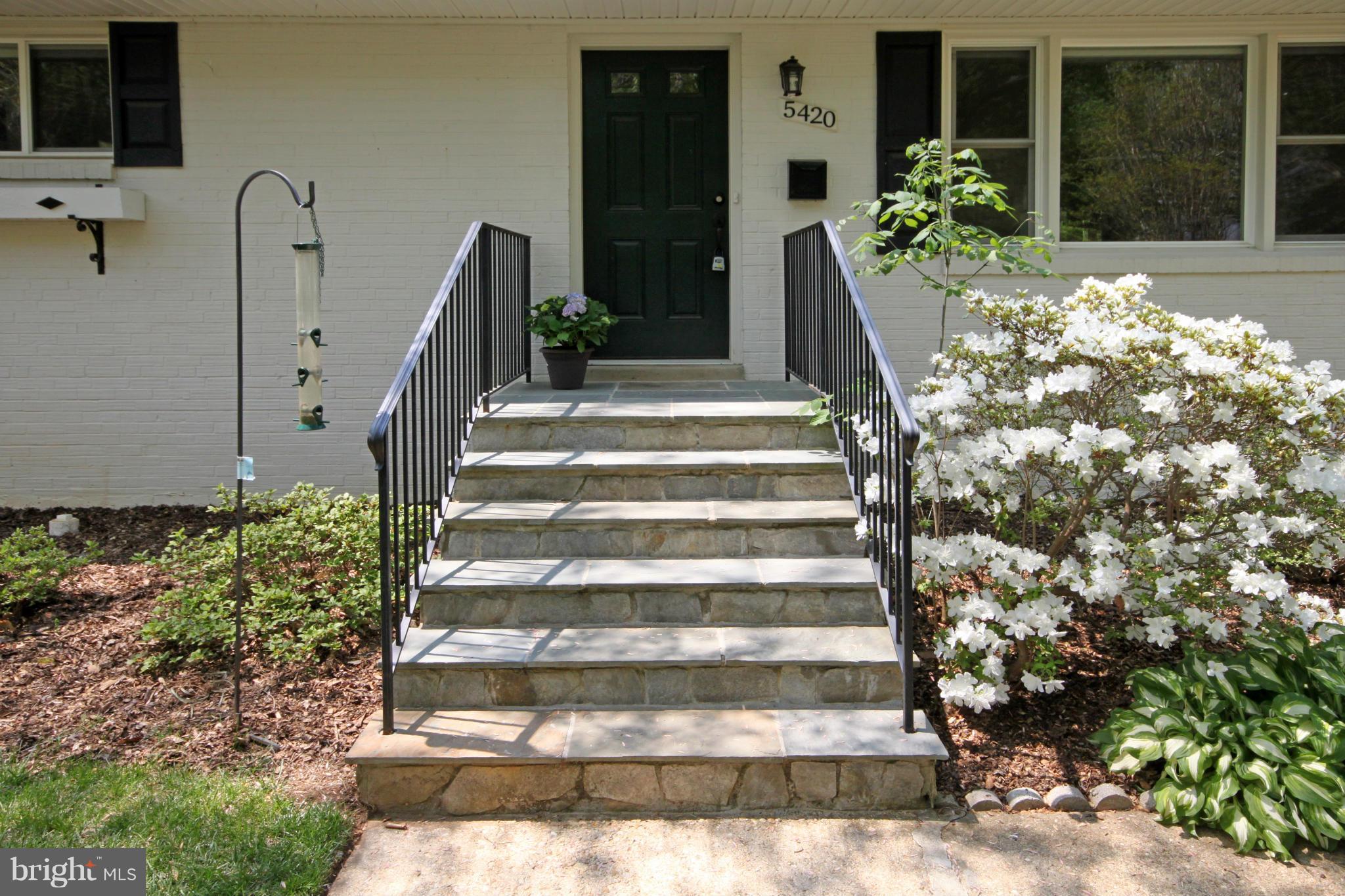 5420 Inverchapel Road Springfield, VA 22151 - Photo 2 of 29 a view of staircase with a potted plant