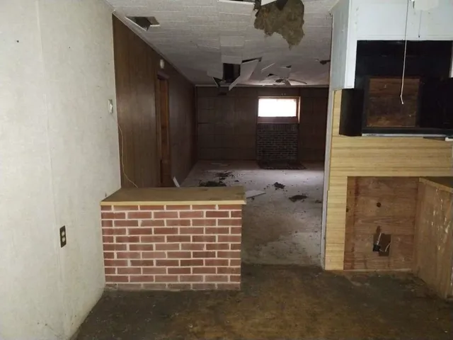 a view of water heater room