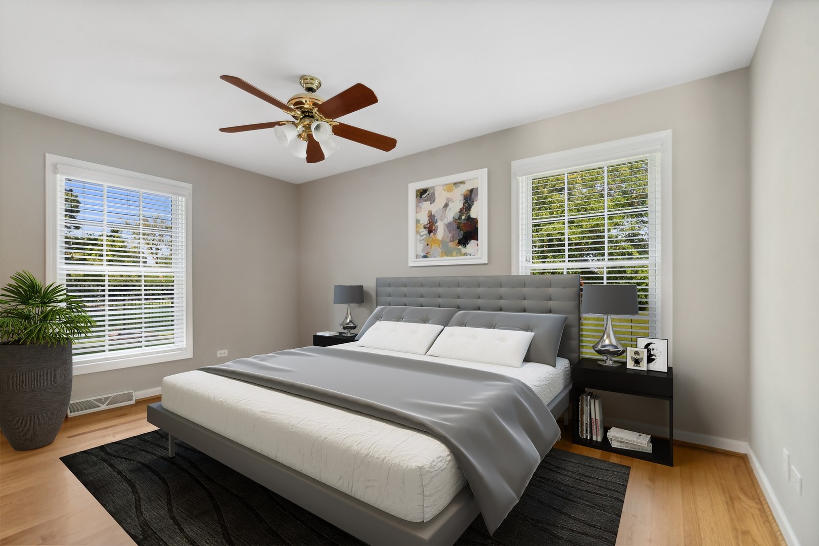 2425 Pfingsten Road Glenview, IL 60026 - Photo 10 of 22 a bedroom with a large bed and a window
